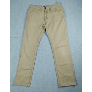 ORISUE sz‎ 30 (act 29X29) Mens Beige Tan Tailored Fit Cotton Casual Chino Pants